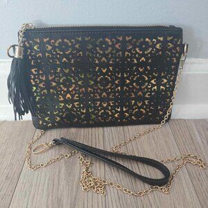 Gold & Black evening bag